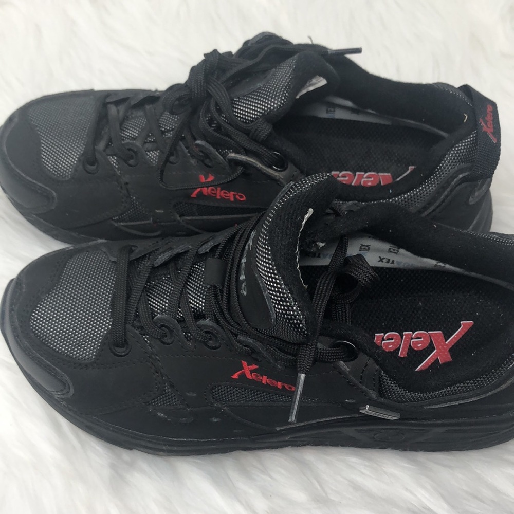 Xelero Summit Running Orthopedic Hiking Walking Shoes Women 7.5B Waterpr… Black